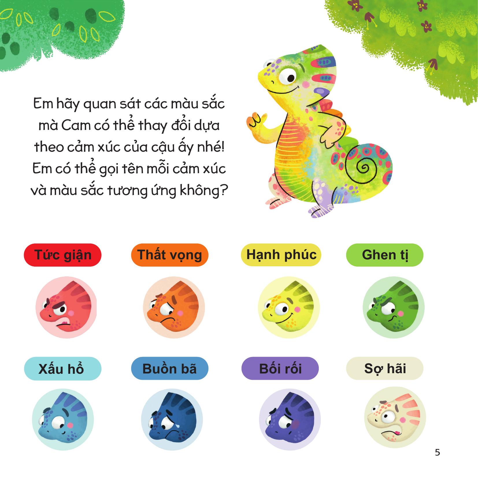 cầu vồng cảm xúc - giúp bé dễ dàng thấu hiểu các cảm xúc thông qua màu sắc - học cách làm chủ cảm xúc