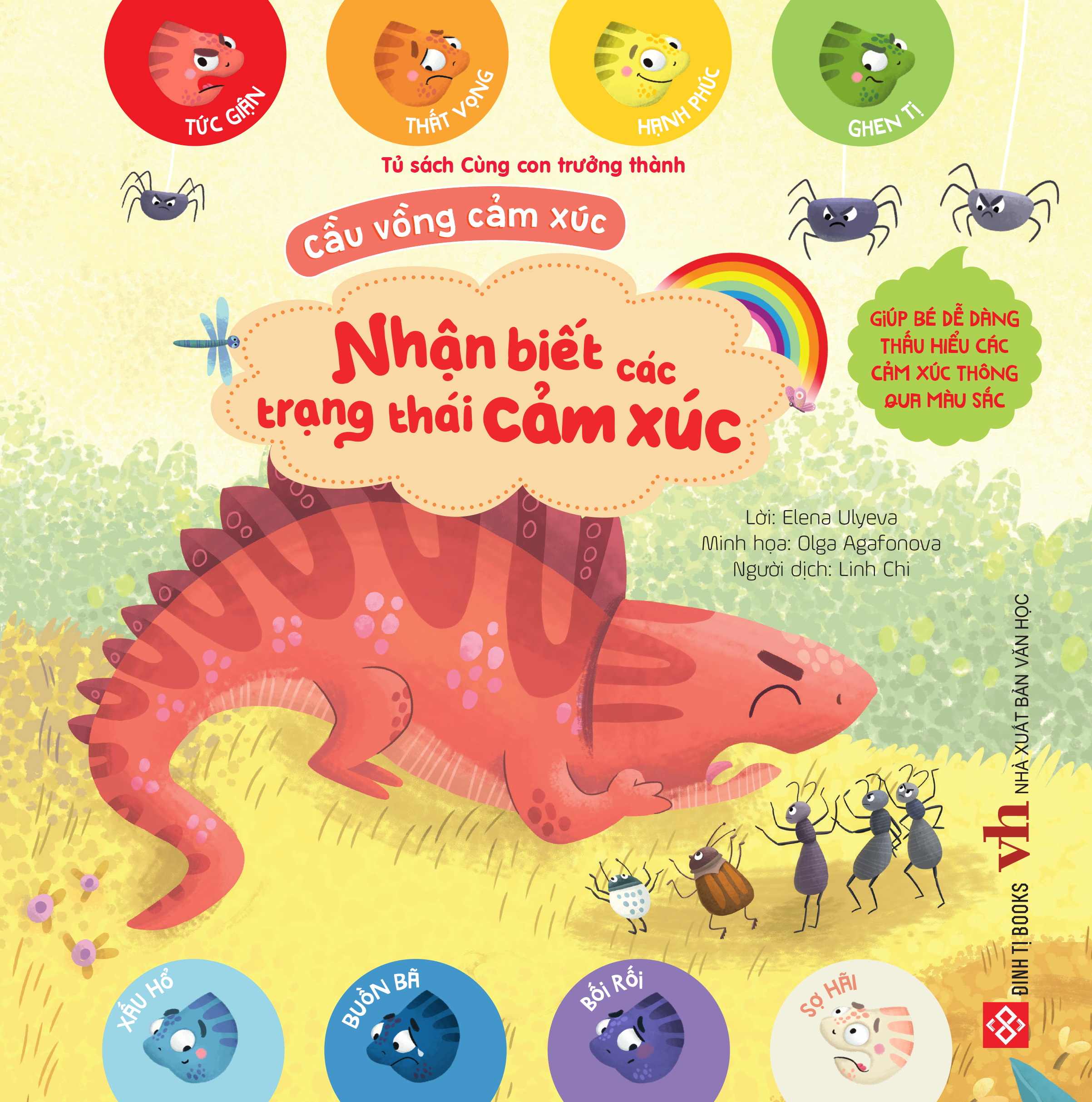 cầu vồng cảm xúc - giúp bé dễ dàng thấu hiểu các cảm xúc thông qua màu sắc - nhận biết các trạng thái cảm xúc