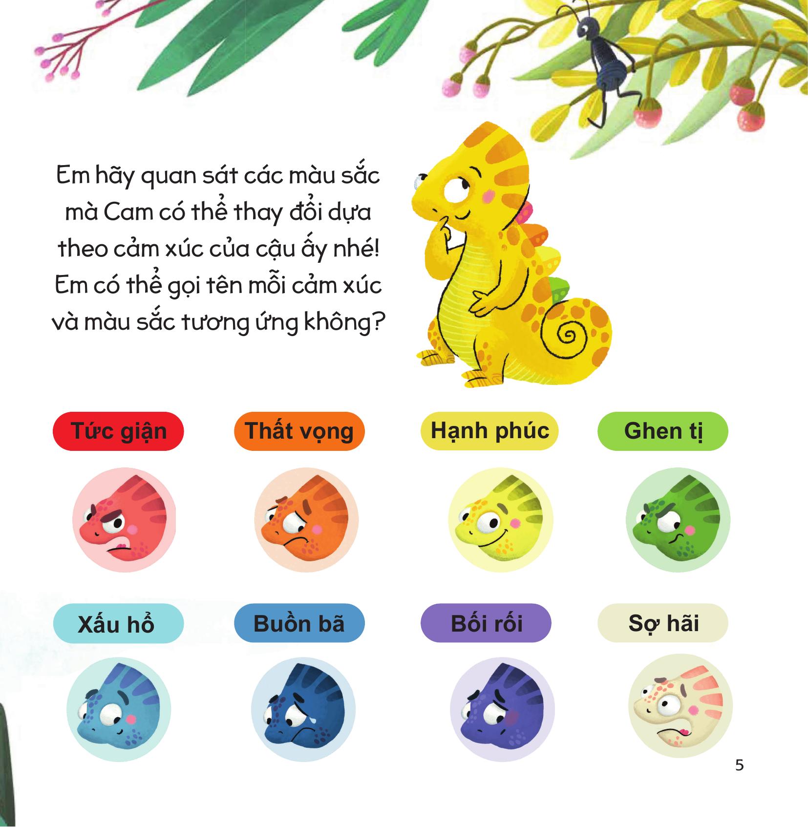 cầu vồng cảm xúc - giúp bé dễ dàng thấu hiểu các cảm xúc thông qua màu sắc - nhận biết các trạng thái cảm xúc