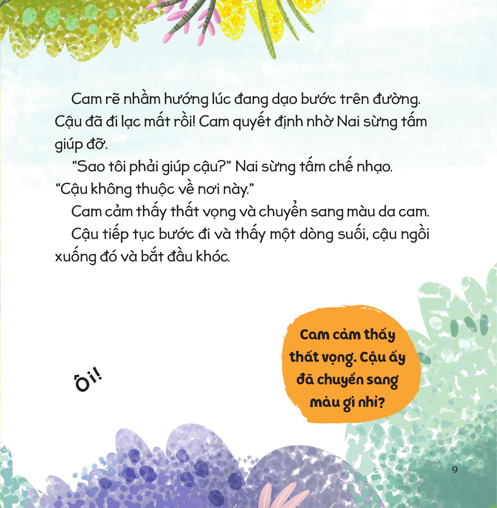 cầu vồng cảm xúc - giúp bé dễ dàng thấu hiểu các cảm xúc thông qua màu sắc - nhận biết các trạng thái cảm xúc