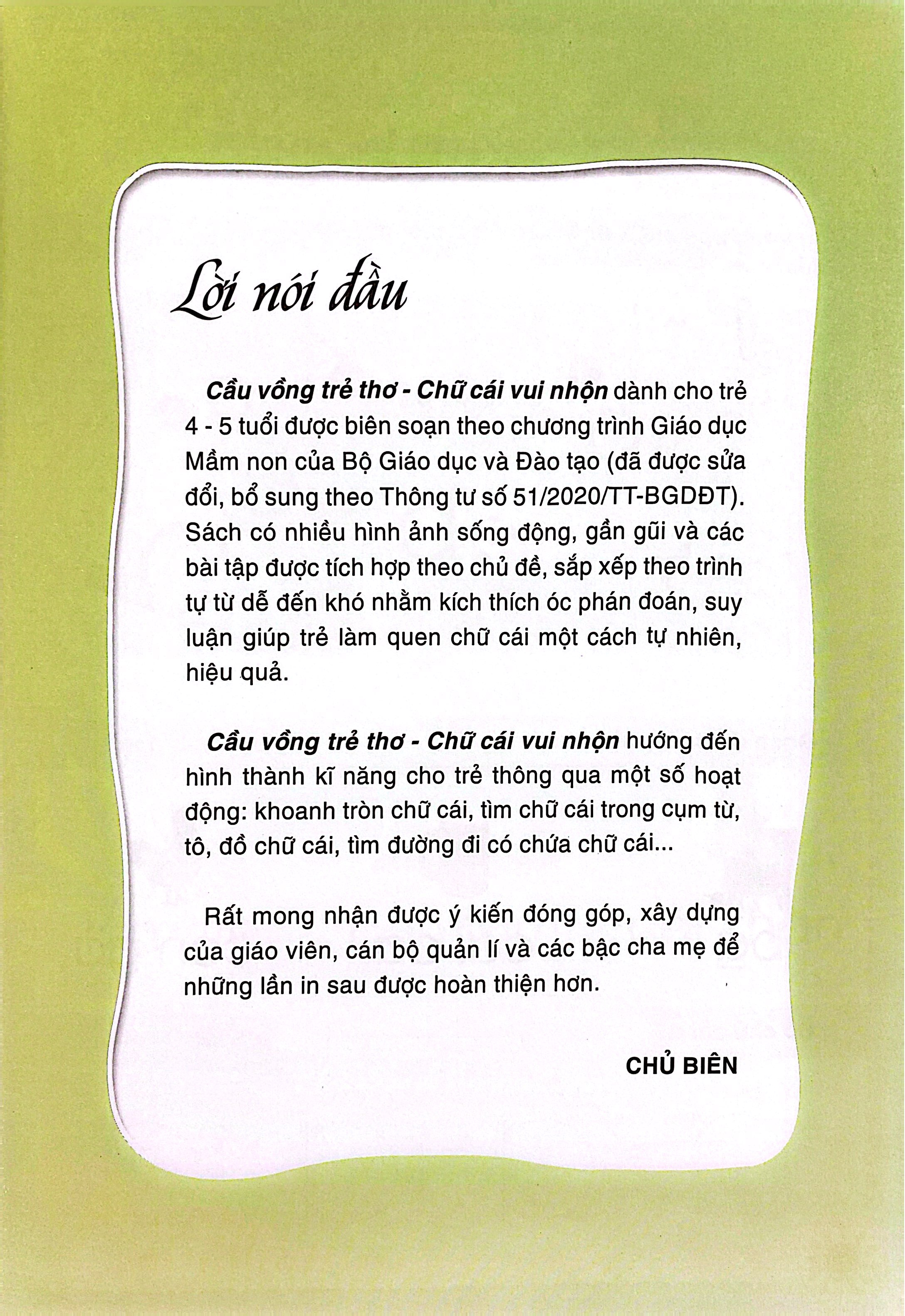 Cau Vong Tre Tho - Chu Cai Vui Nhon - Danh Cho Tre 4-5 Tuoi