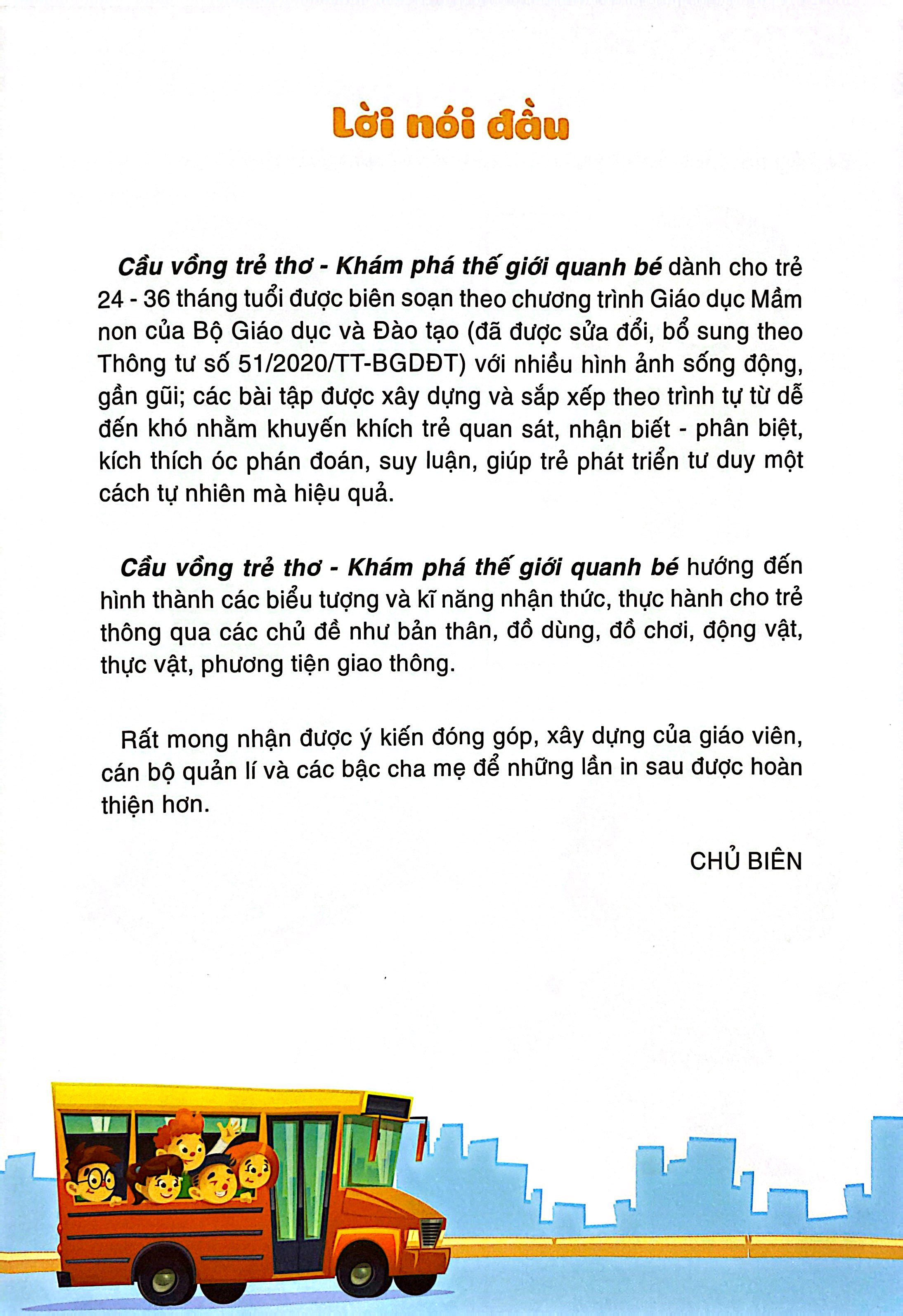 Cau Vong Tre Tho - Kham Pha The Gioi Quanh Be - Danh Cho Tre 24-36 Thang Tuoi