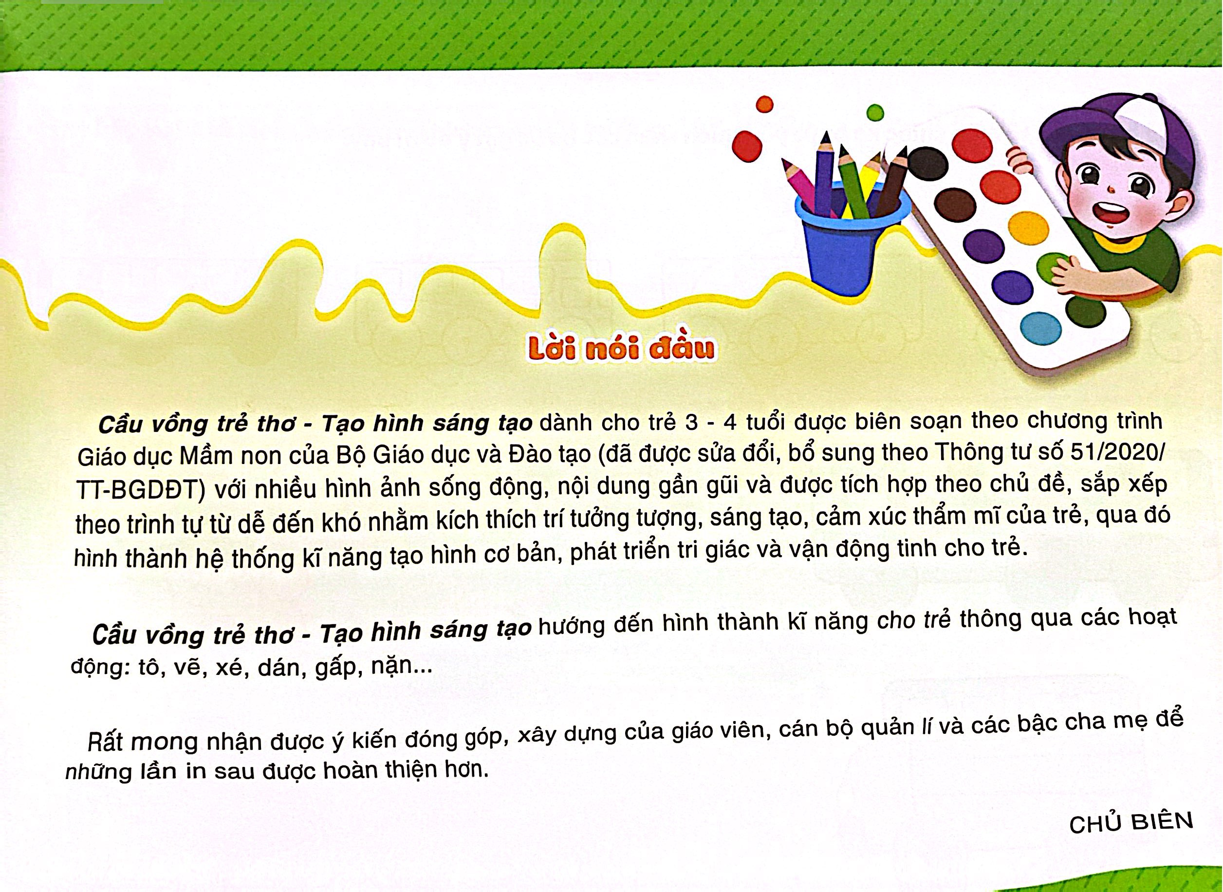 Cau Vong Tre Tho - Tao Hinh Sang Tao - Danh Cho Tre 3-4 Tuoi