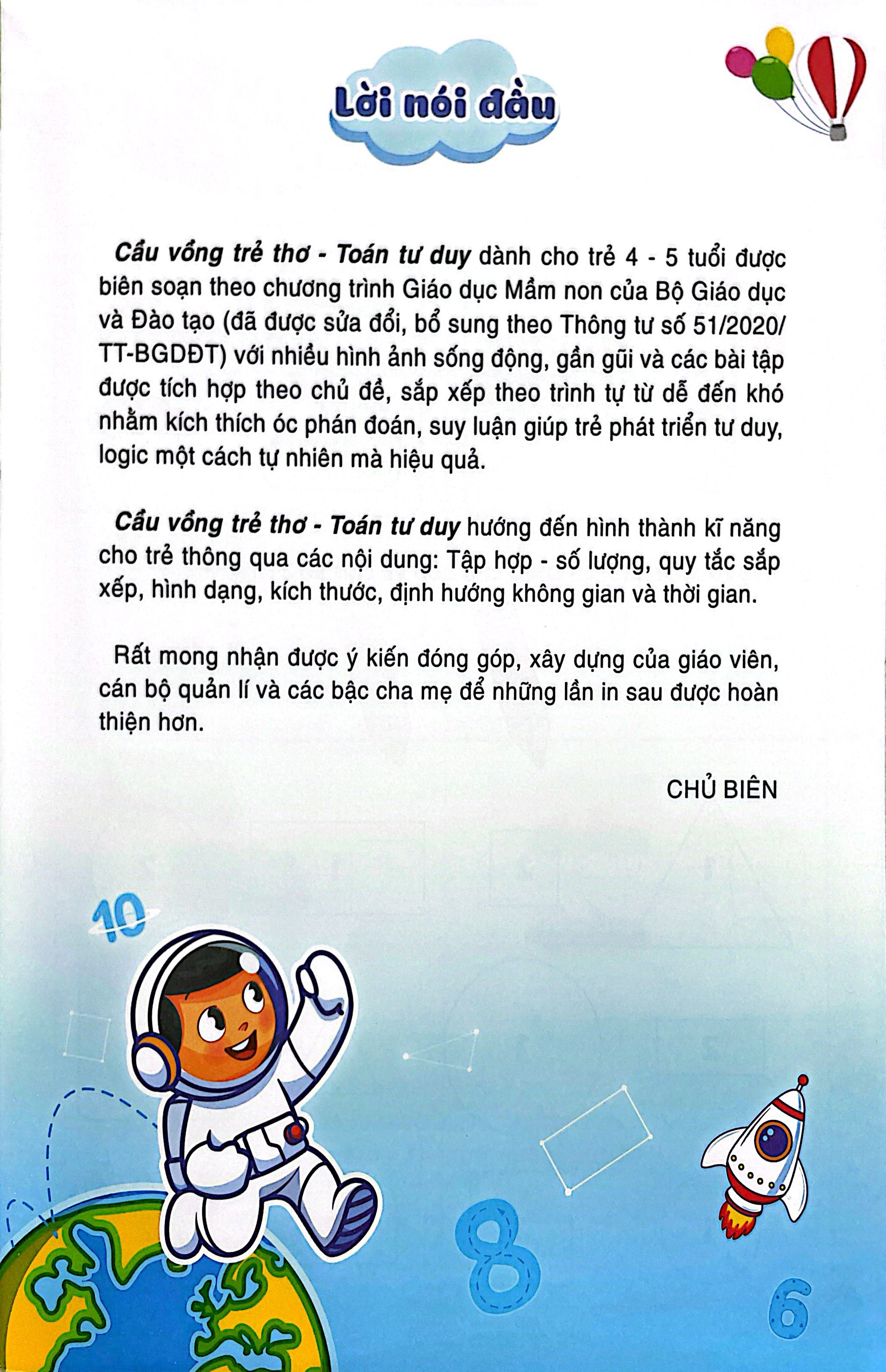 Cau Vong Tre Tho - Toan Tu Duy - Danh Cho Tre 4-5 Tuoi