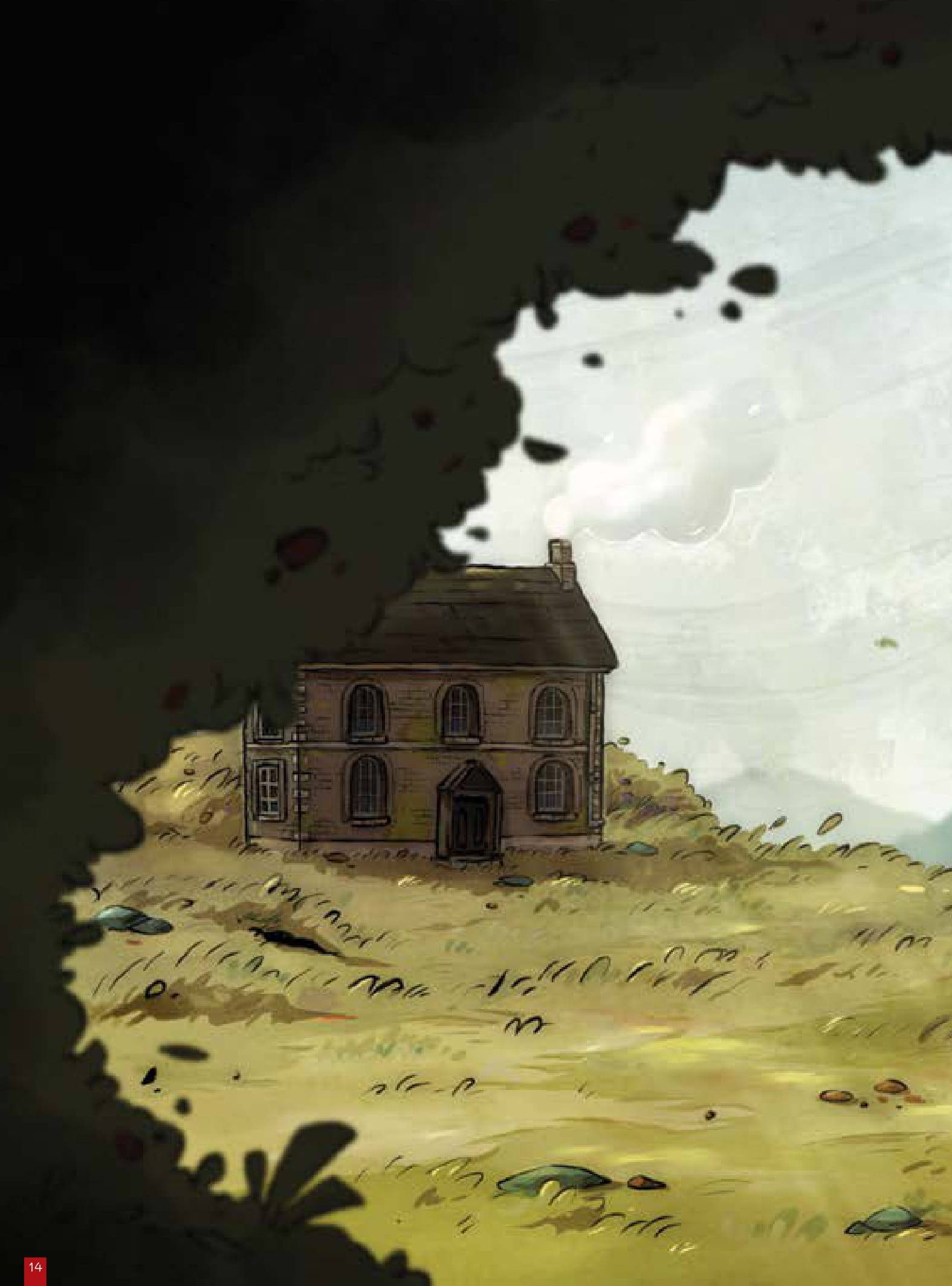 cây bách xù - truyện cổ grimm kinh dị được kể bằng tranh