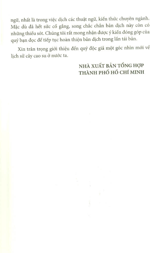 cây cao su ở việt nam dưới góc nhìn lịch sử - sinh thái (1897-1975)