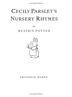 cecily parsley's nursery rhymes: centenary gold edition