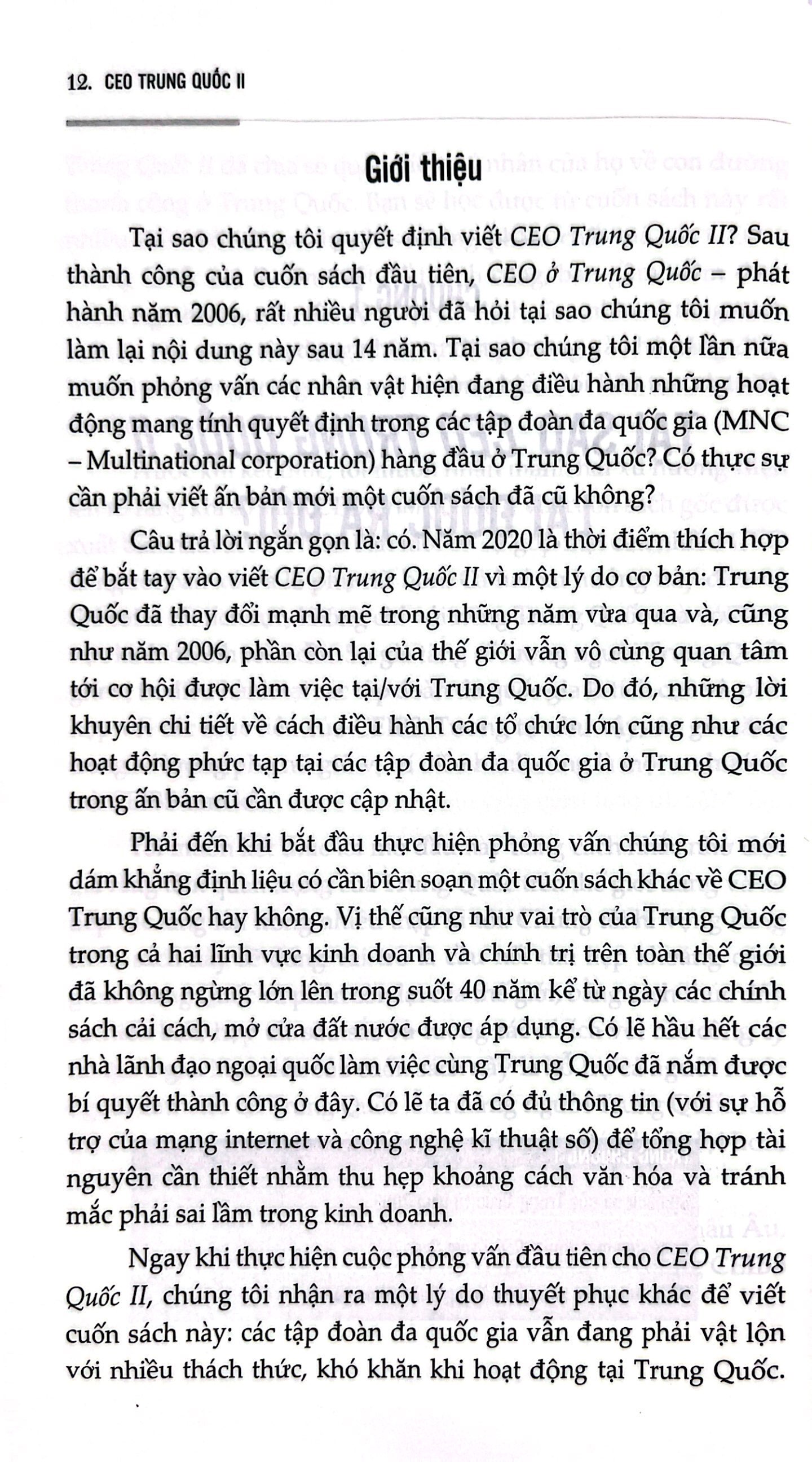 ceo trung quốc ii - bài học kinh nghiệm từ 25 ceo của các tập đoàn đa quốc gia hàng đầu ở trung quốc