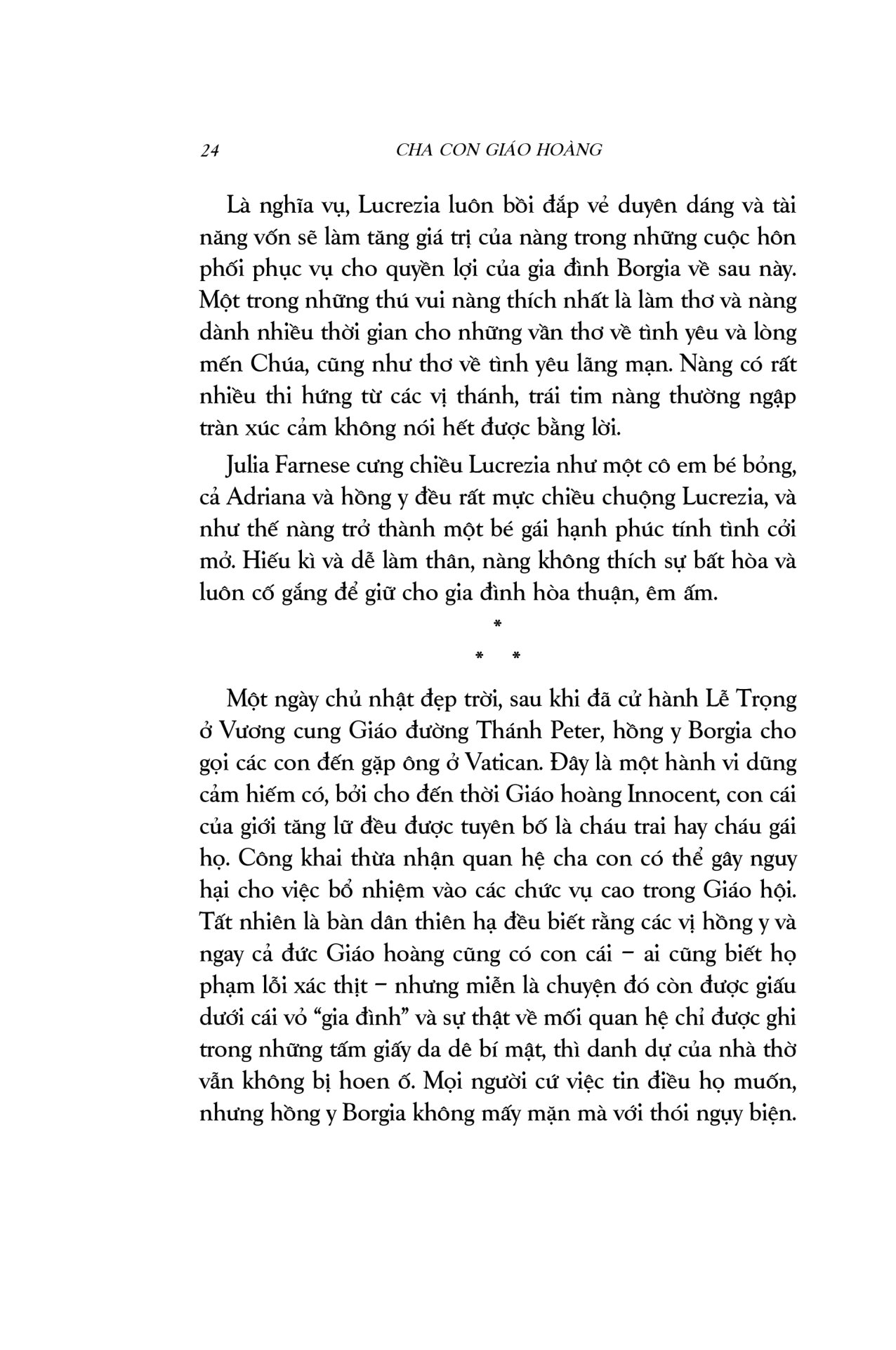 cha con giáo hoàng