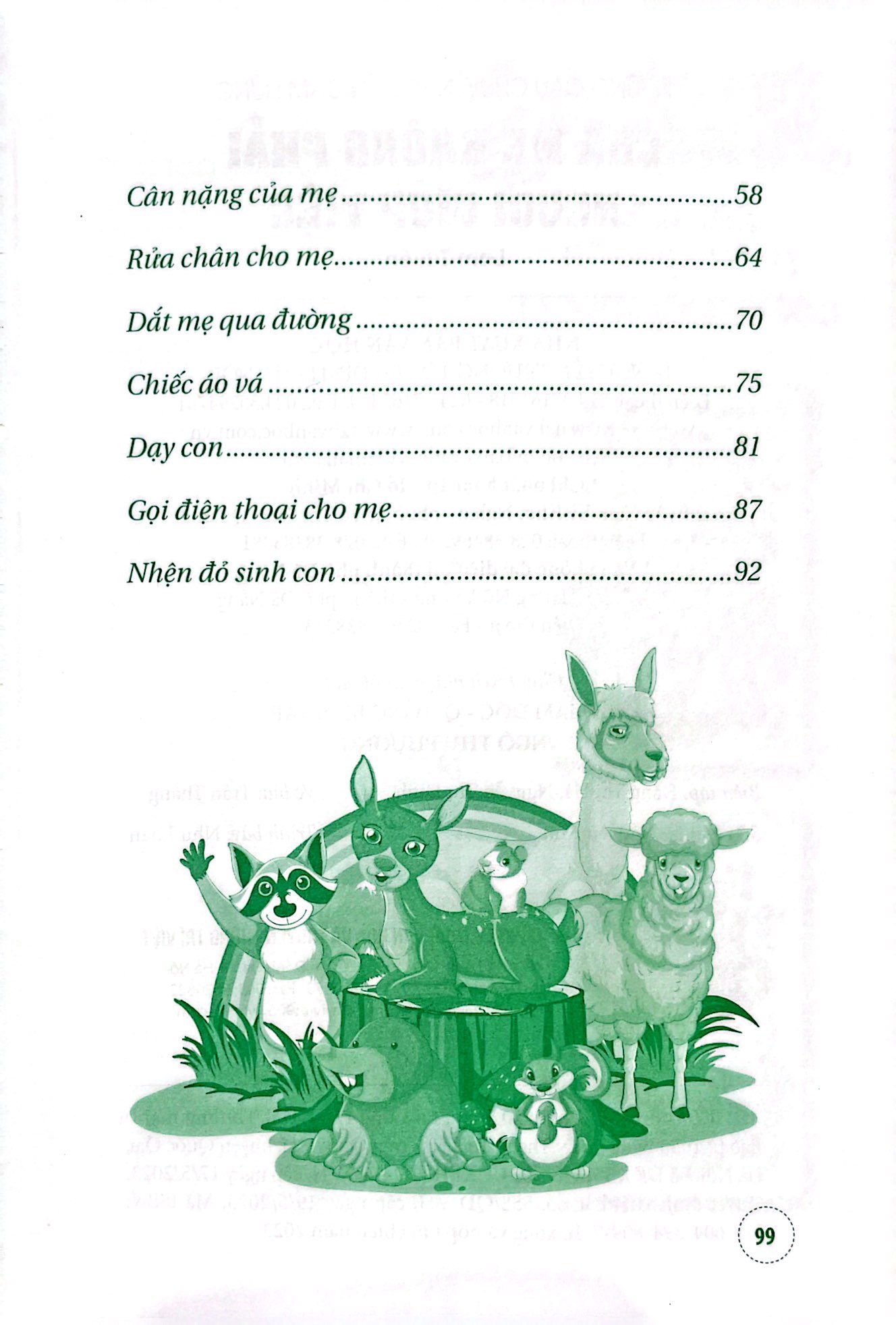 cha mẹ không phải người giúp việc