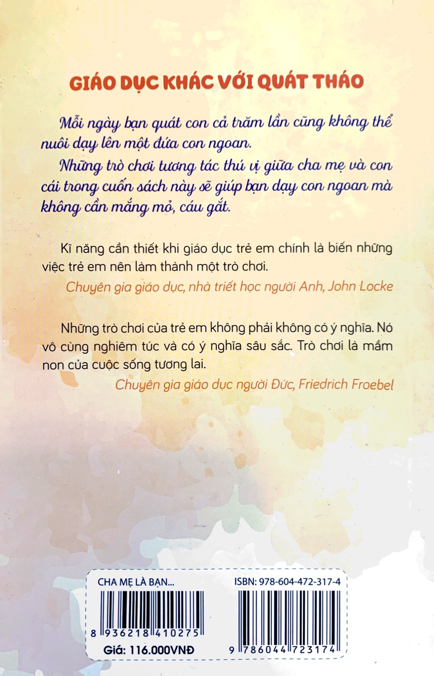 cha mẹ là bạn cùng chơi tốt nhất của con