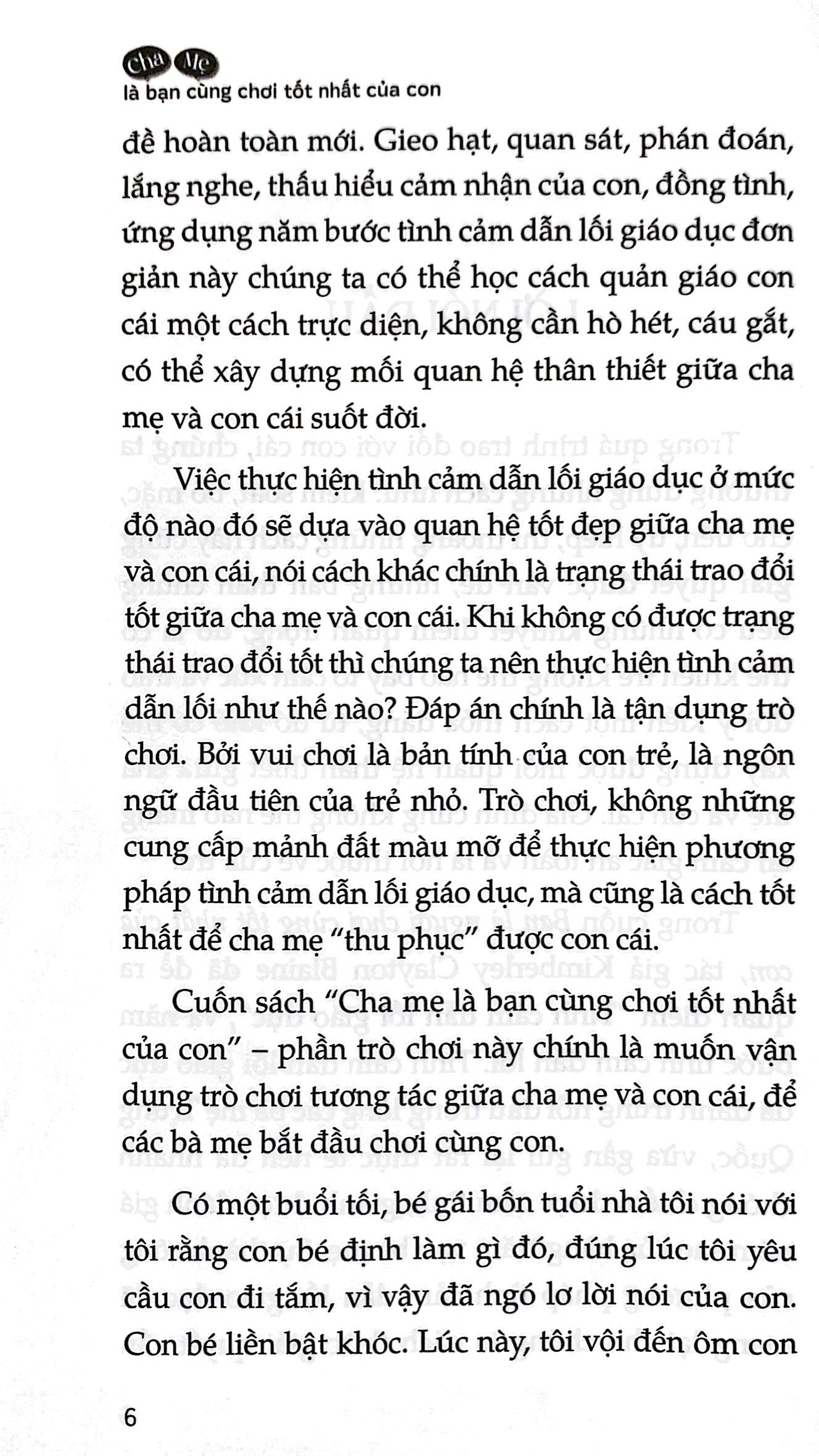 cha mẹ là bạn cùng chơi tốt nhất của con