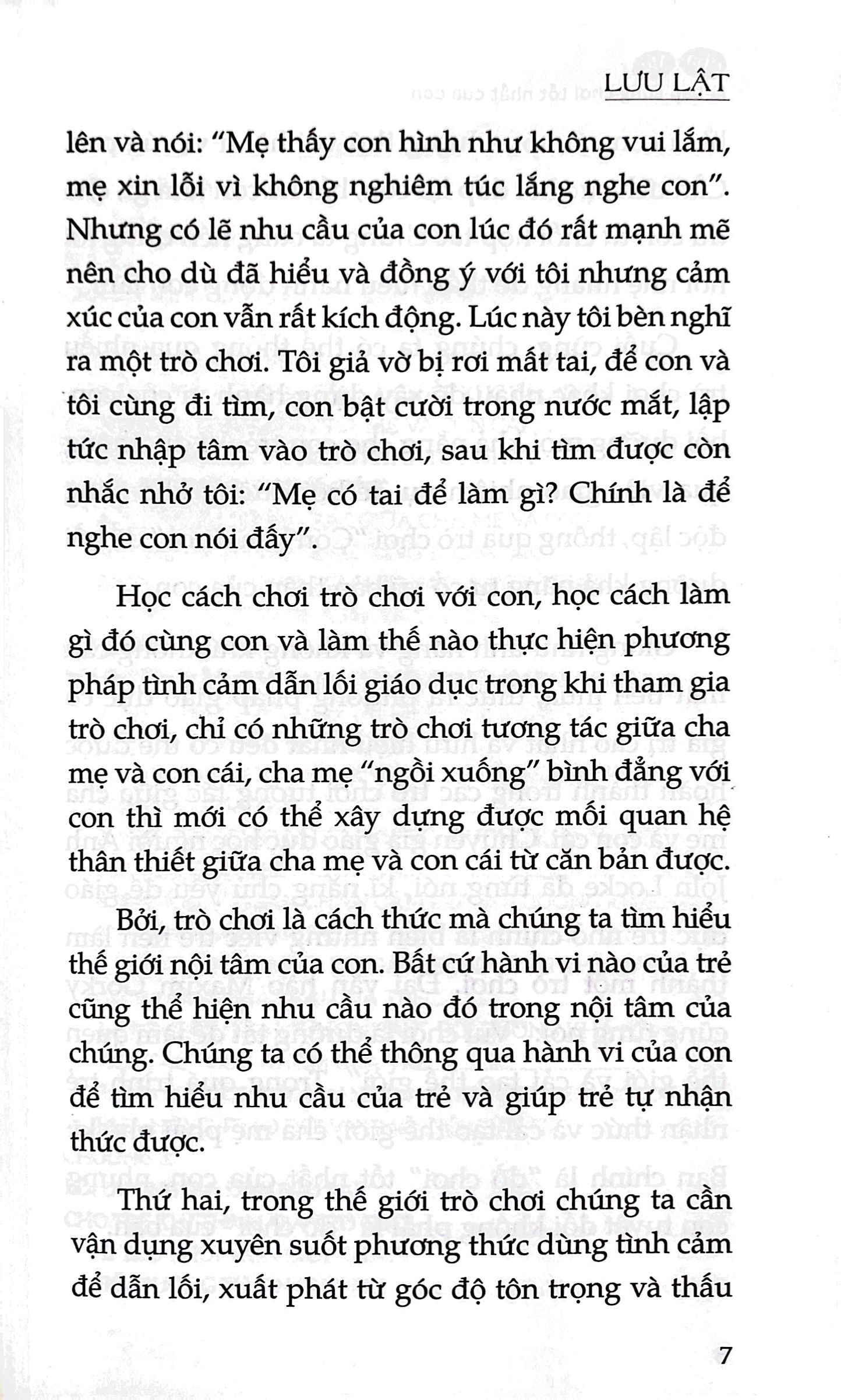cha mẹ là bạn cùng chơi tốt nhất của con