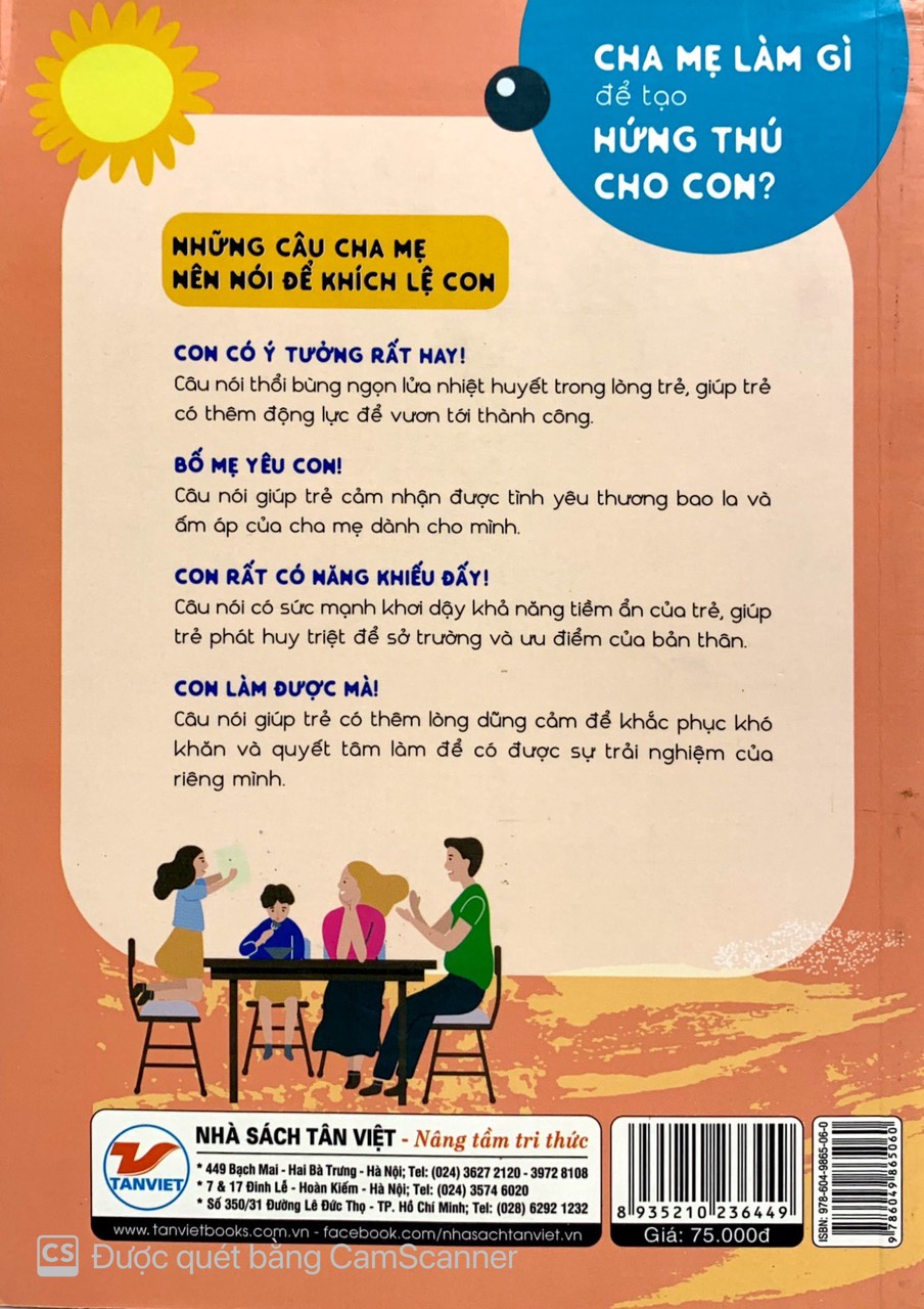 cha mẹ làm gì để tạo hứng thú cho con