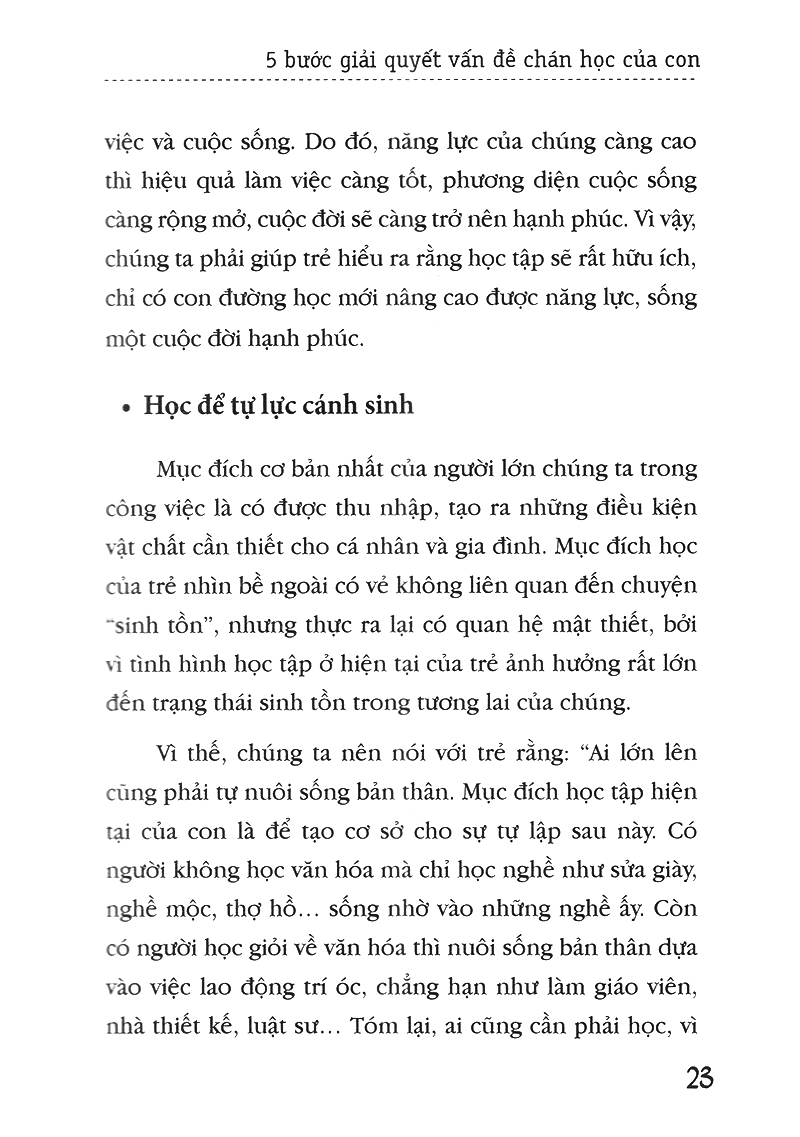 cha mẹ phải làm gì khi con không thích học - 5 bước giải quyết vấn đề chán học của con