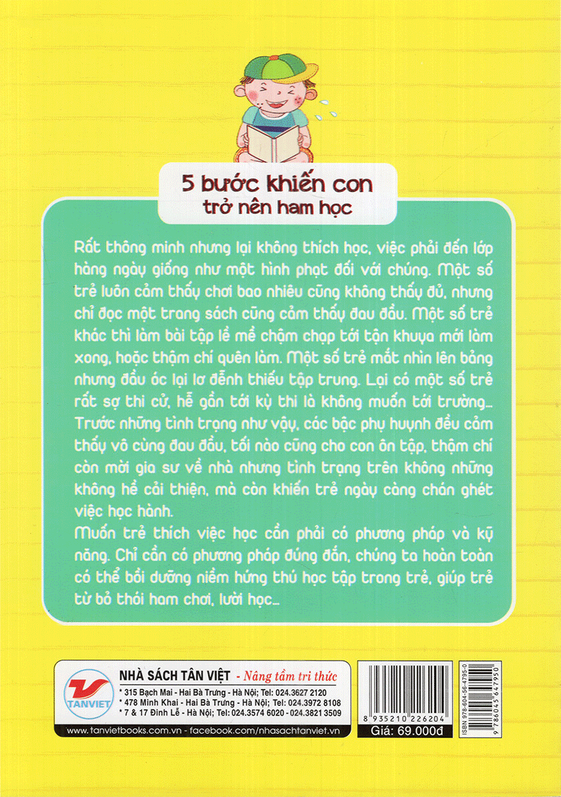 cha mẹ phải làm gì khi con không thích học - 5 bước khiến con trở nên ham học