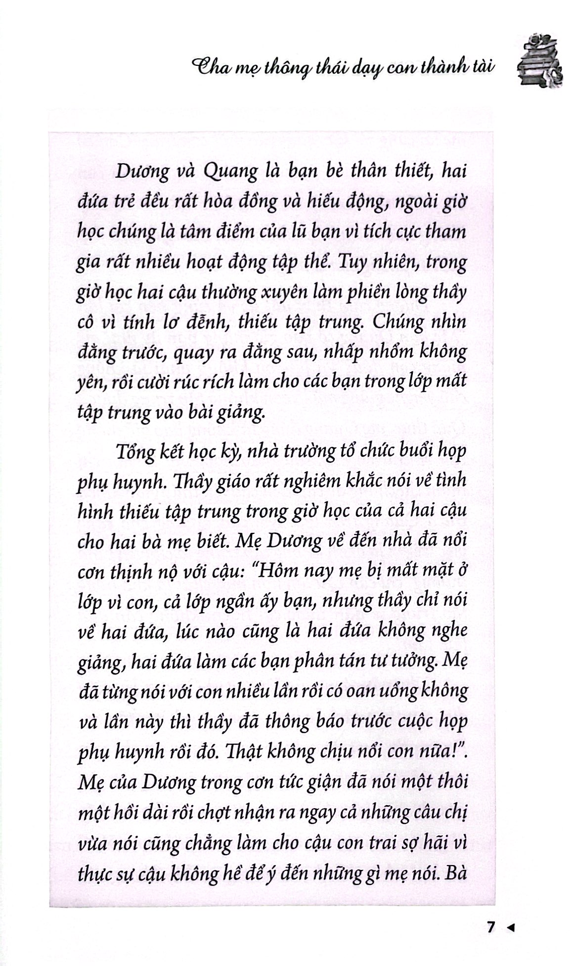 cha mẹ thông thái dạy con tự lập thành tài