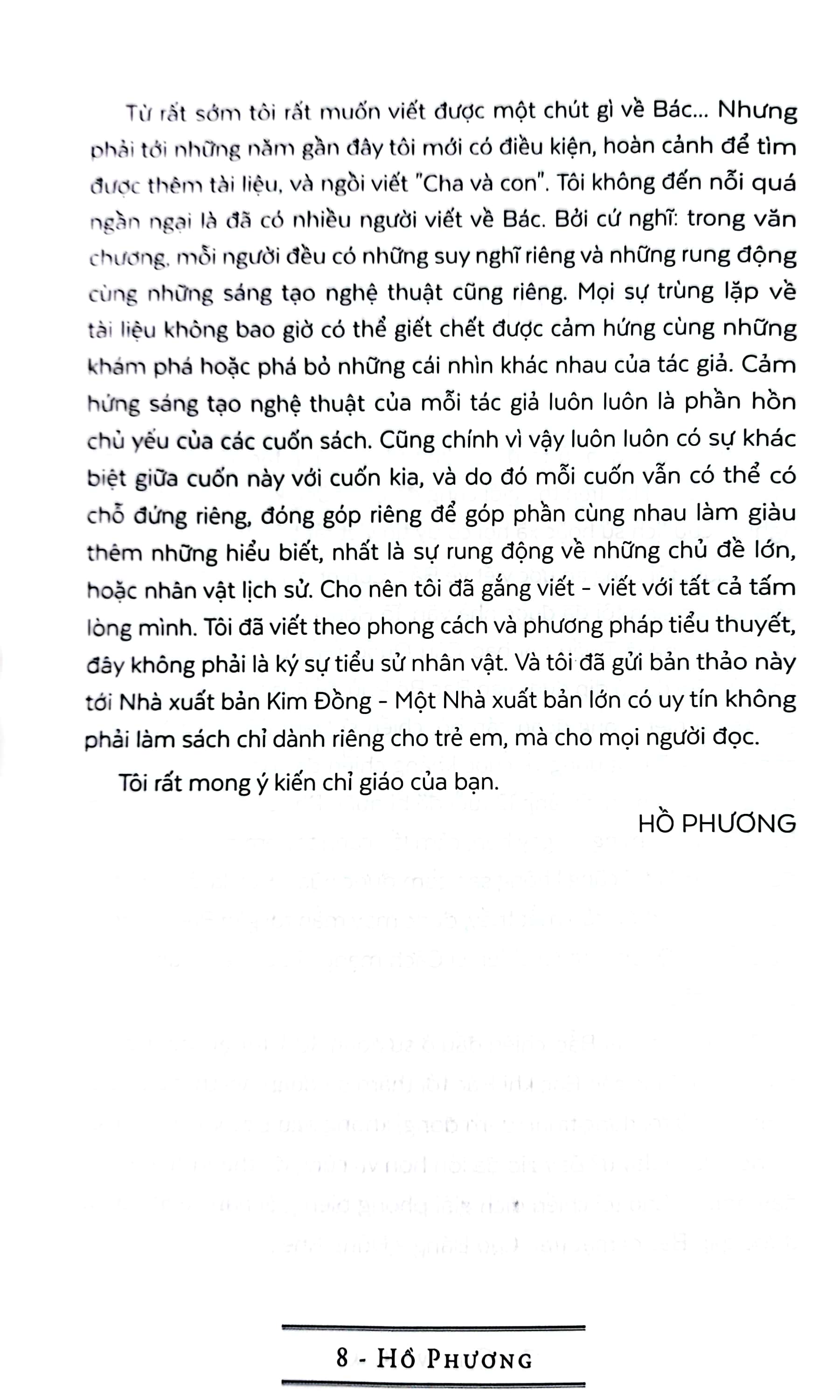 cha và con - tiểu thuyết về bác hồ và cụ phó bảng nguyễn sinh sắc (tái bản 2022)