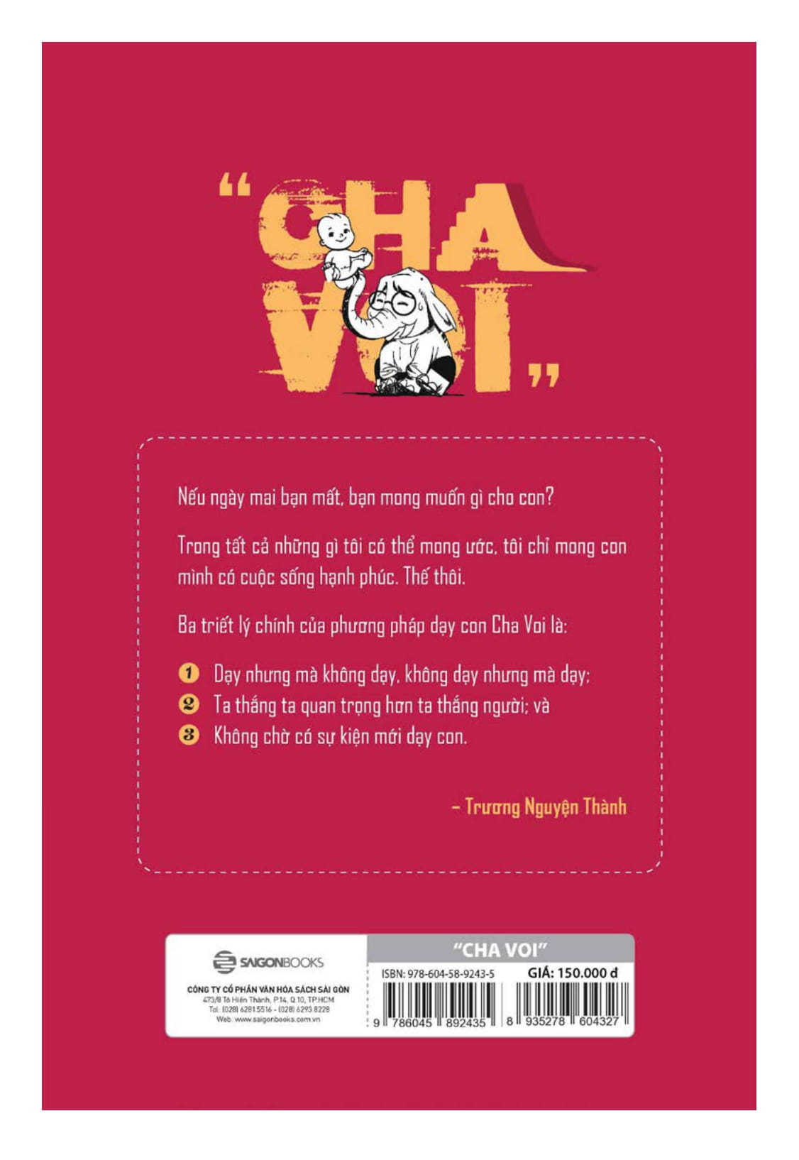 cha voi: dạy con nên người ở thời đại số