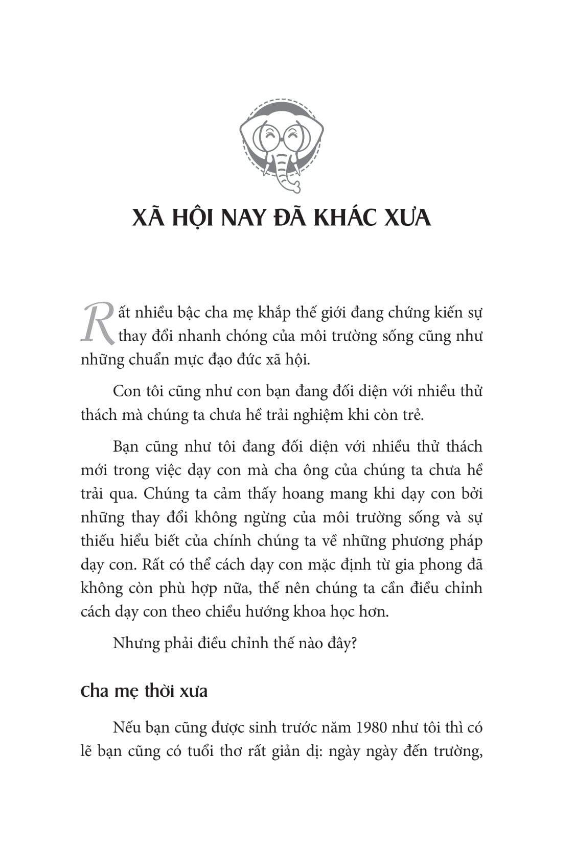 cha voi: dạy con nên người ở thời đại số