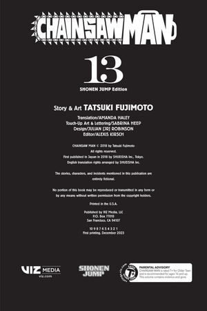 chainsaw man 13 (english edition)