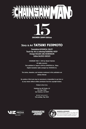 chainsaw man 15 (english edition)