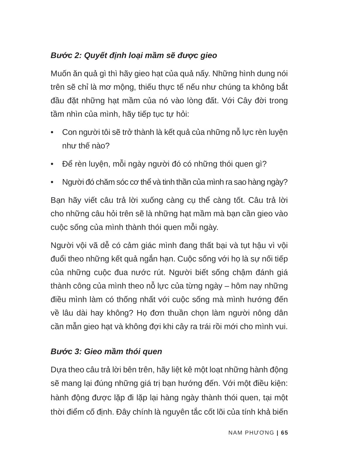 chầm chậm mà sống