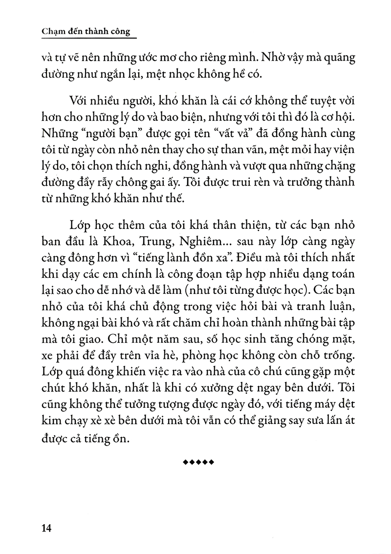 chạm đến thành công