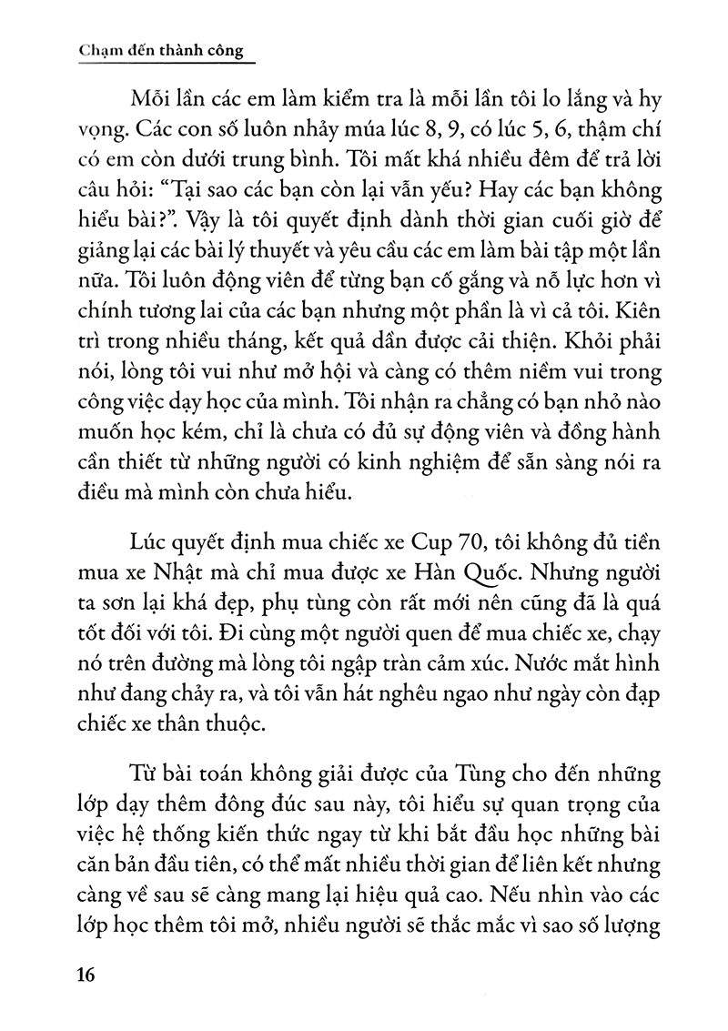chạm đến thành công