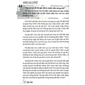 chậm lại 5 phút để quản trị hạnh phúc