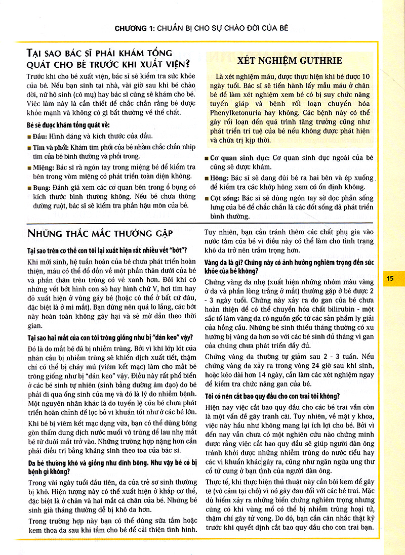 chăm sóc con giải đáp những vấn đề thường gặp
