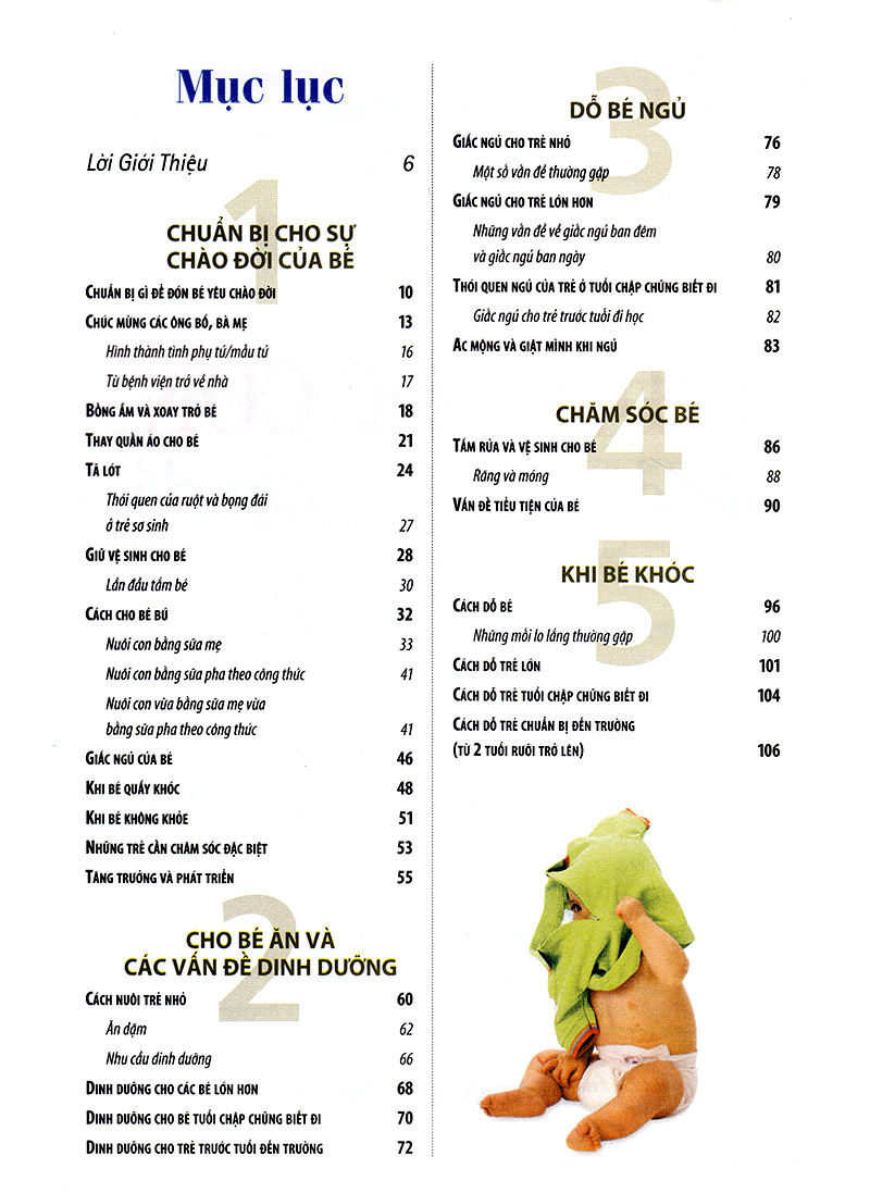 chăm sóc con giải đáp những vấn đề thường gặp