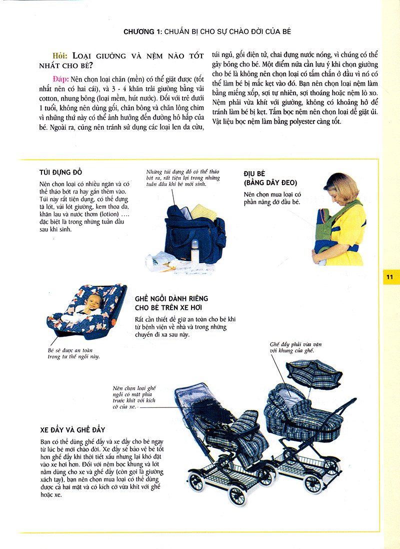 chăm sóc con giải đáp những vấn đề thường gặp