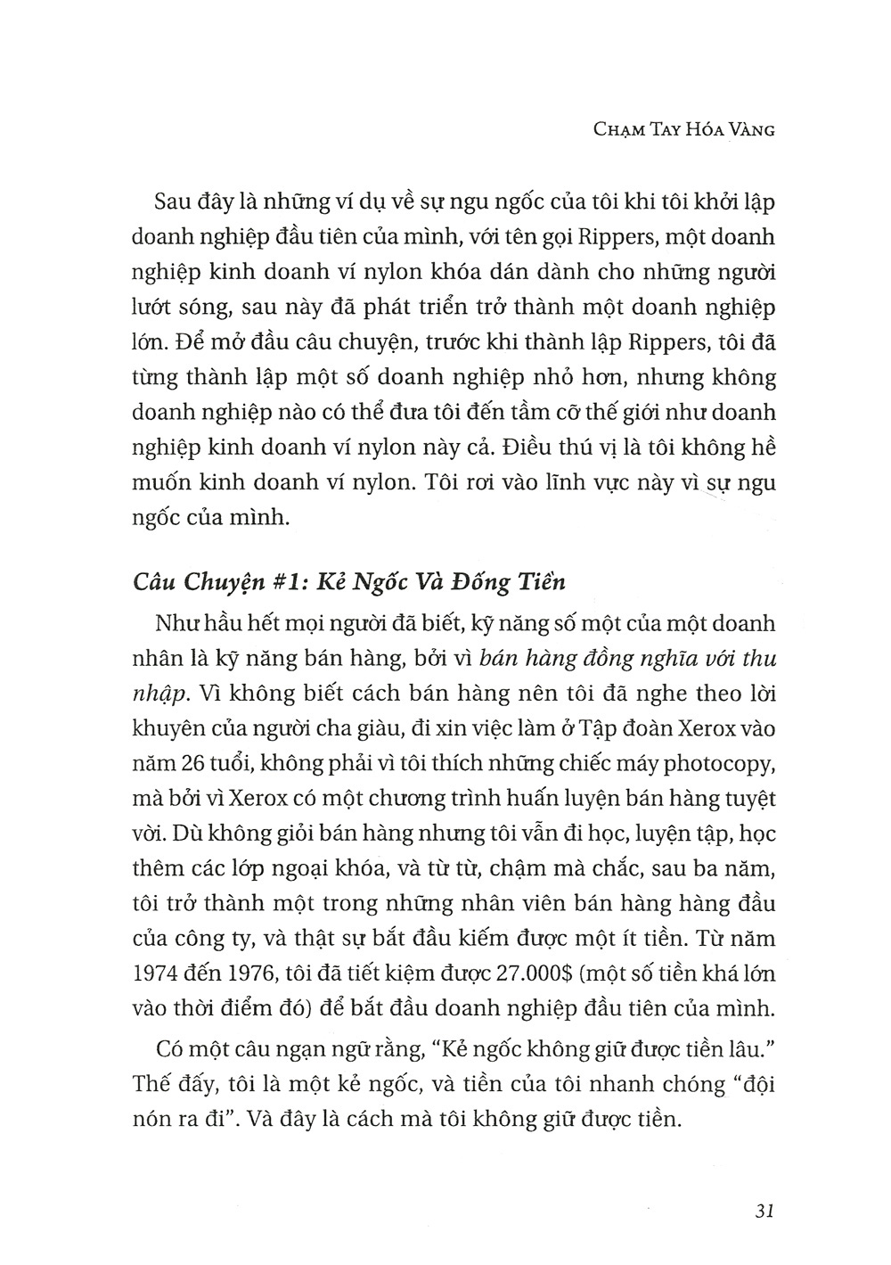 chạm tay hóa vàng (tái bản 2023)