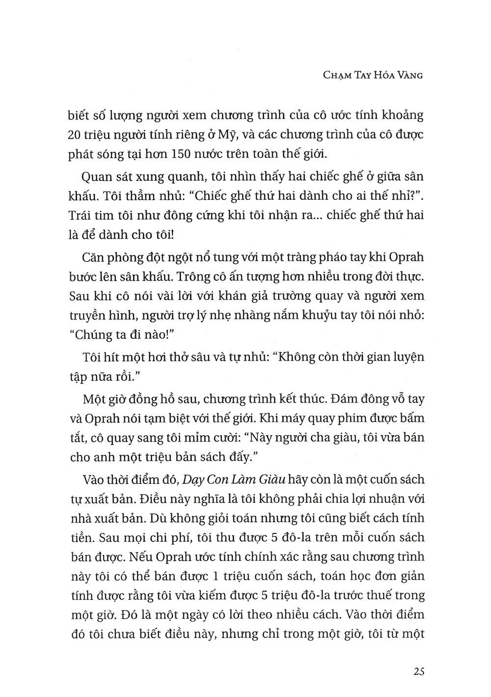 chạm tay hóa vàng (tái bản 2023)