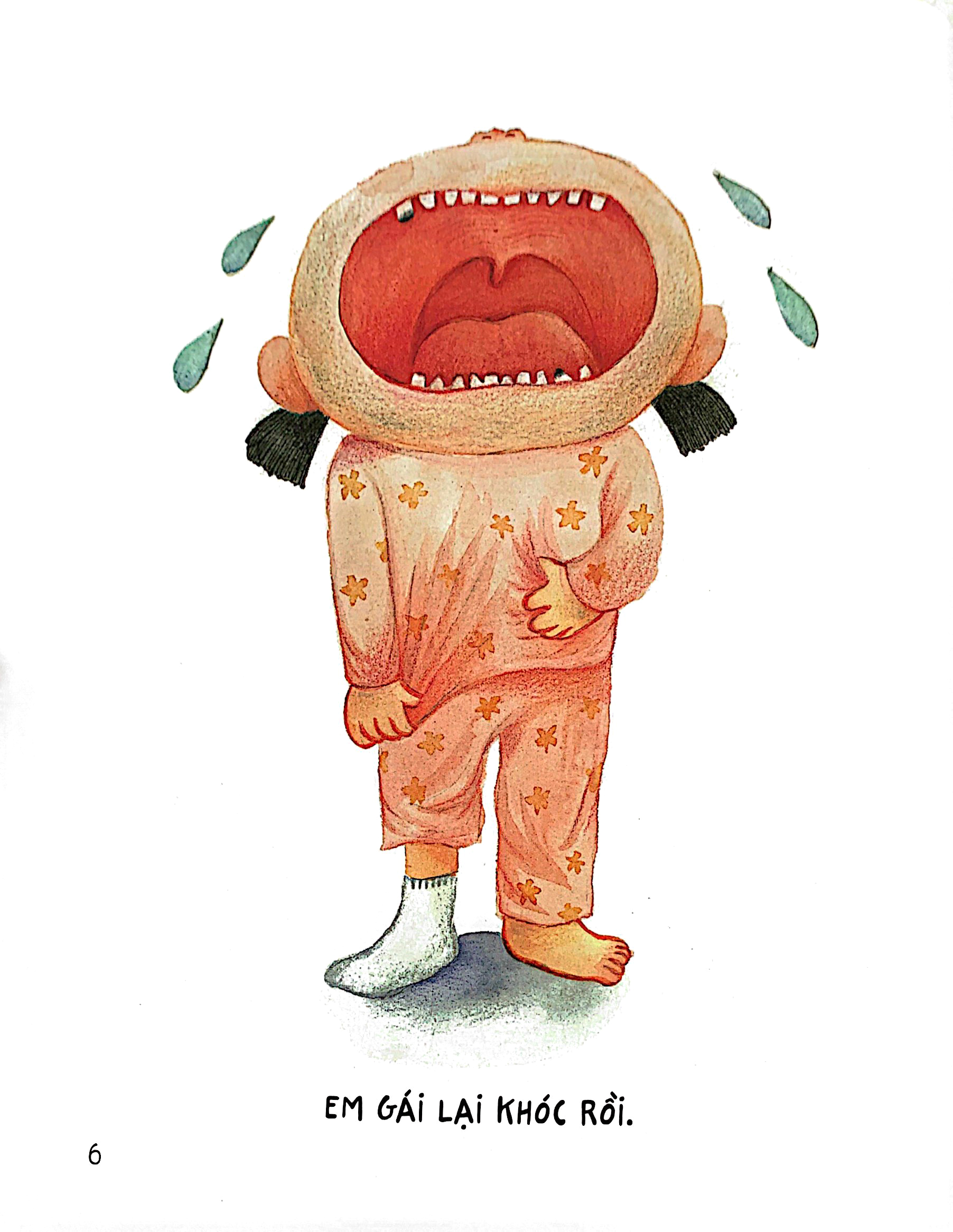 chạm tay vào khoa học - em gái lại khóc rồi!