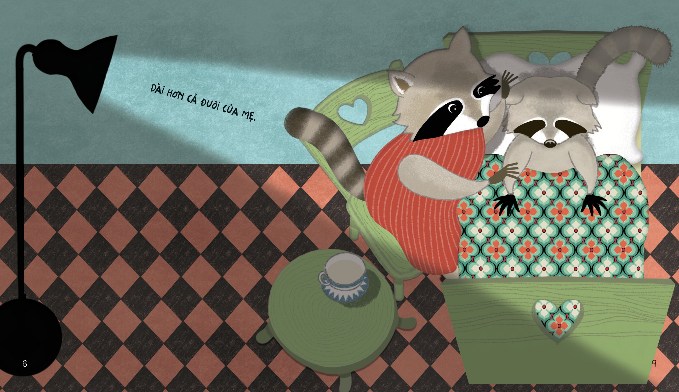 chạm tay vào toán học - chiếc đuôi dài của gấu mèo nhỏ