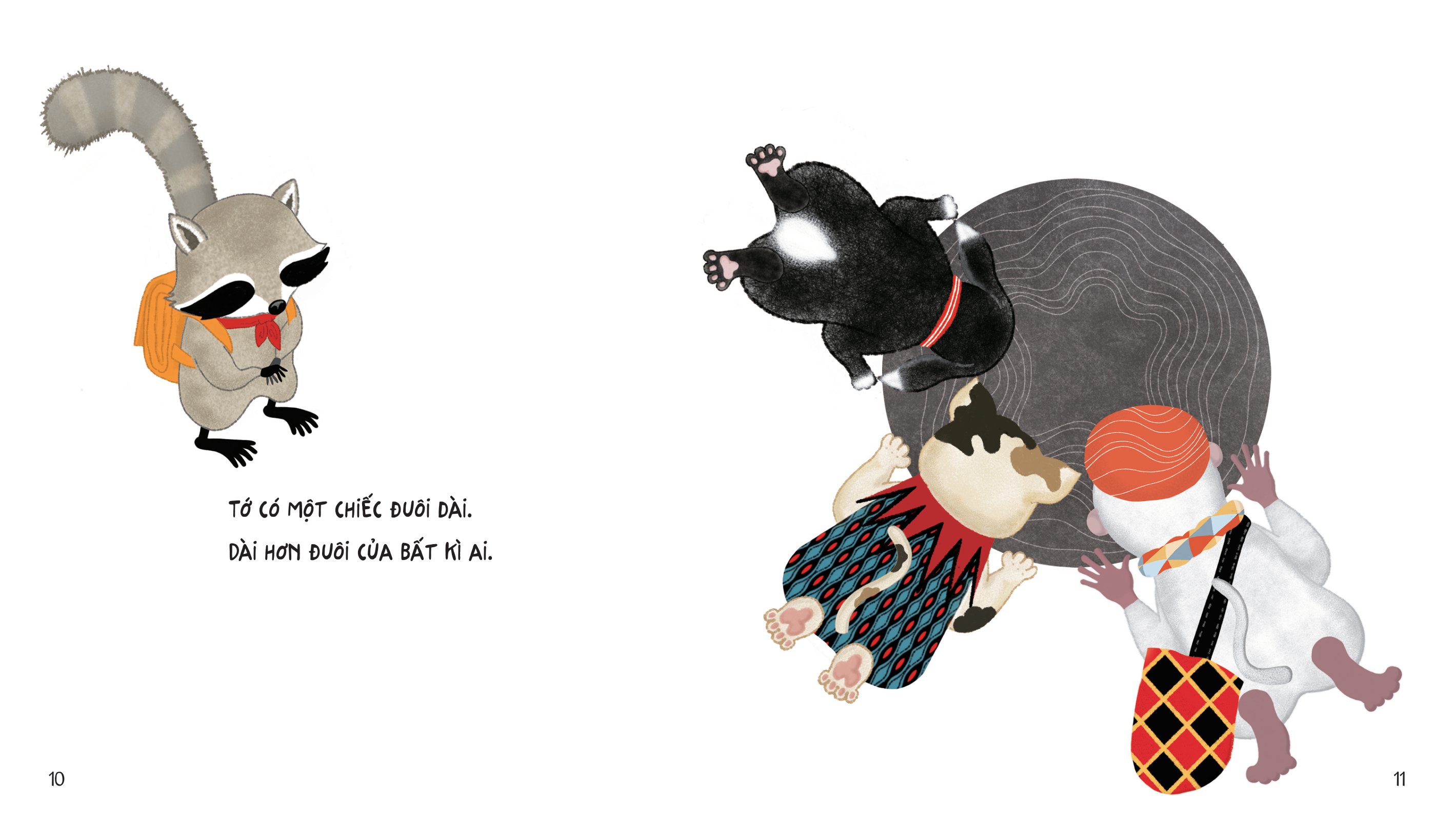 chạm tay vào toán học - chiếc đuôi dài của gấu mèo nhỏ