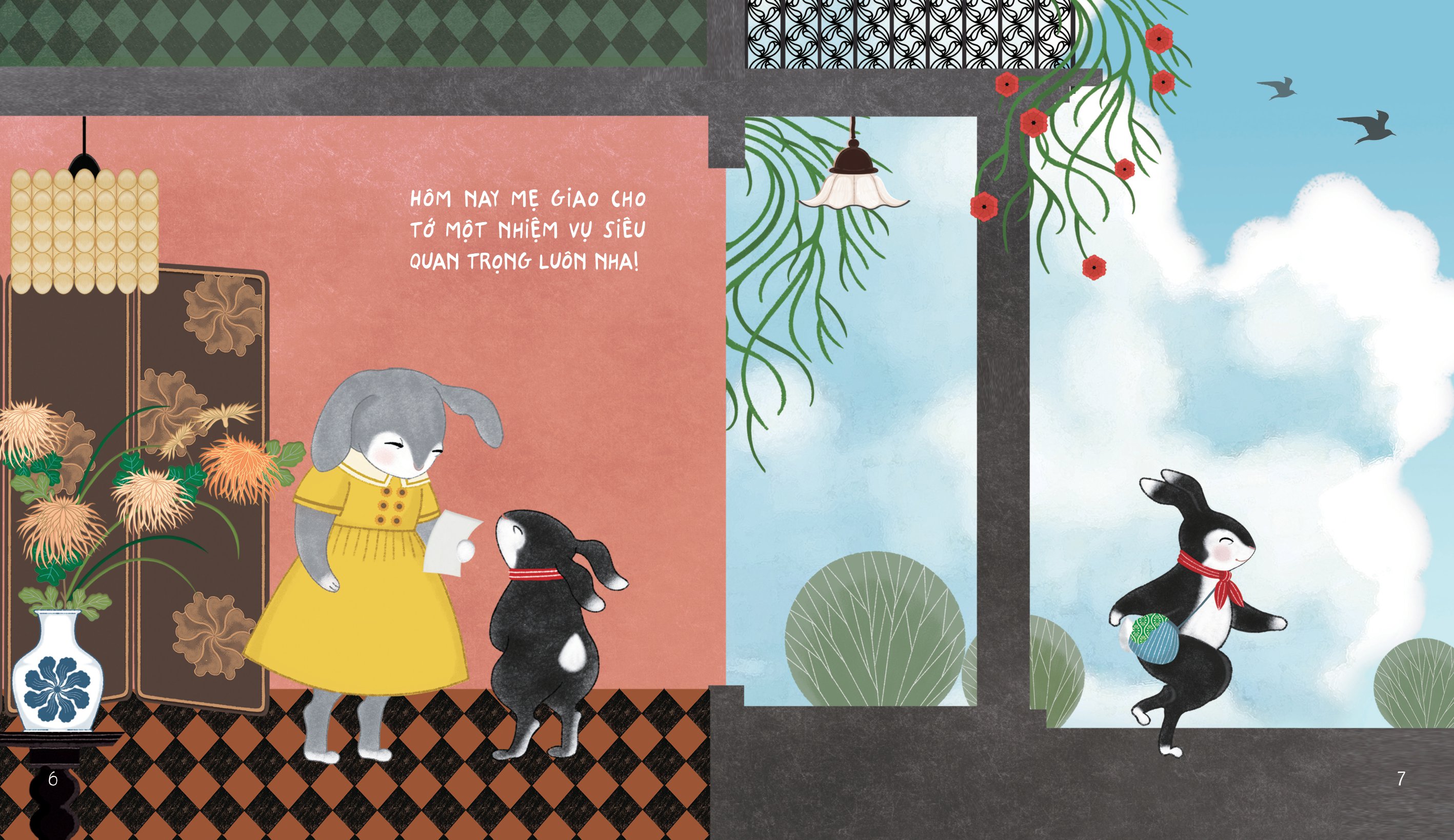 chạm tay vào toán học - một ngày của thỏ con