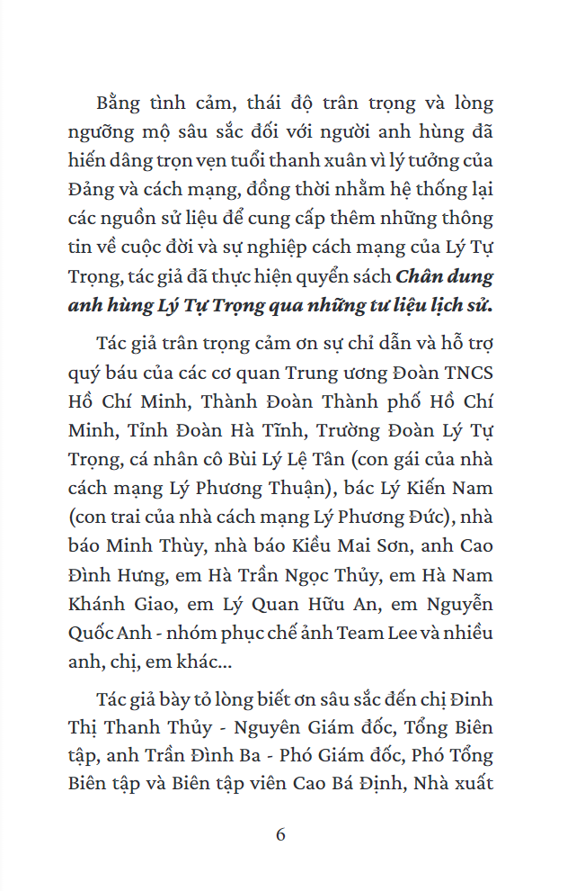 Chan Dung Anh Hung Ly Tu Trong - Qua Nhung Tu Lieu Lich Su
