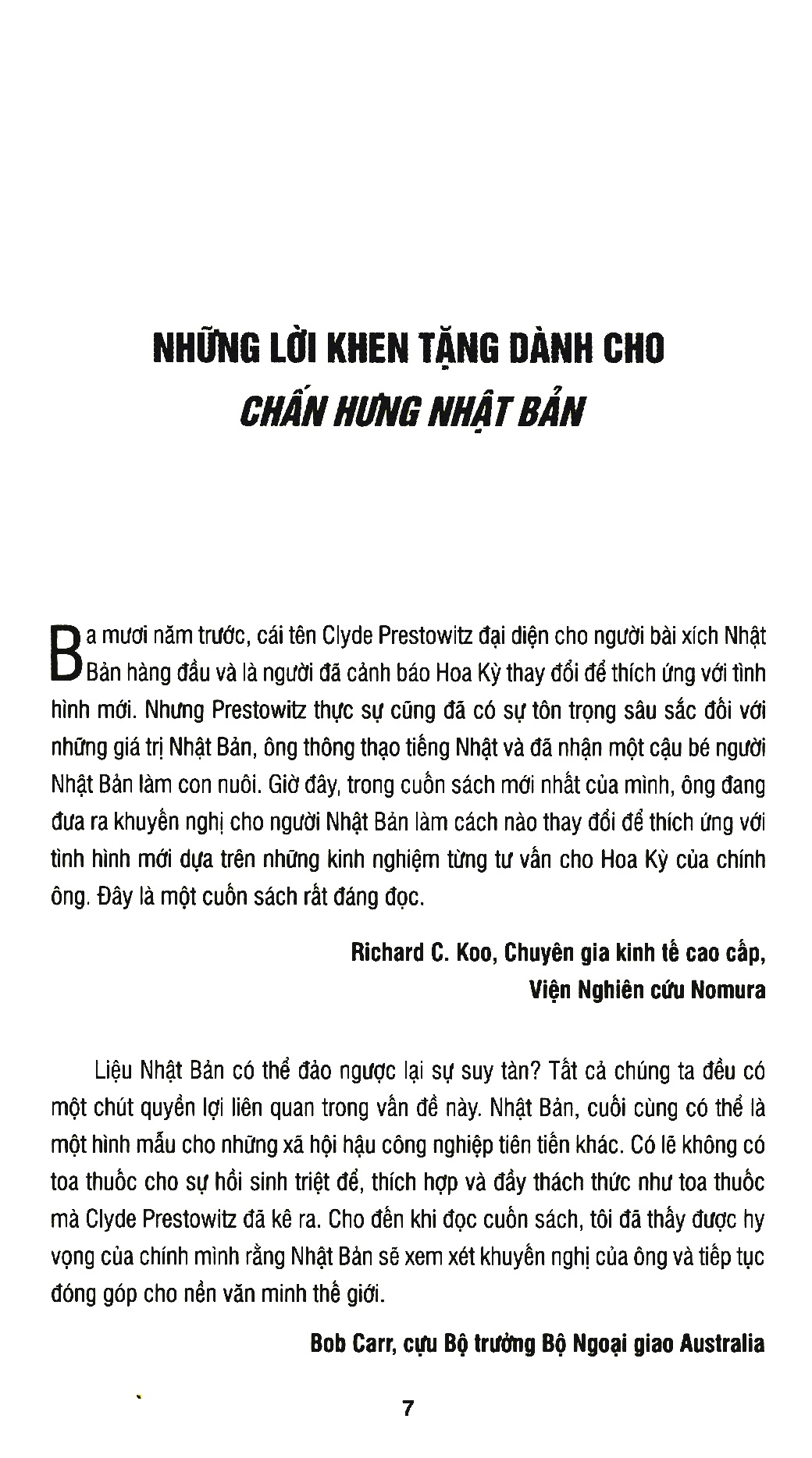 chấn hưng nhật bản