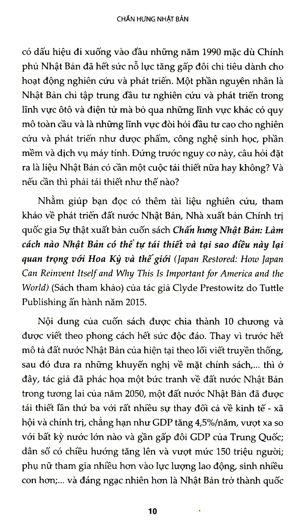 chấn hưng nhật bản