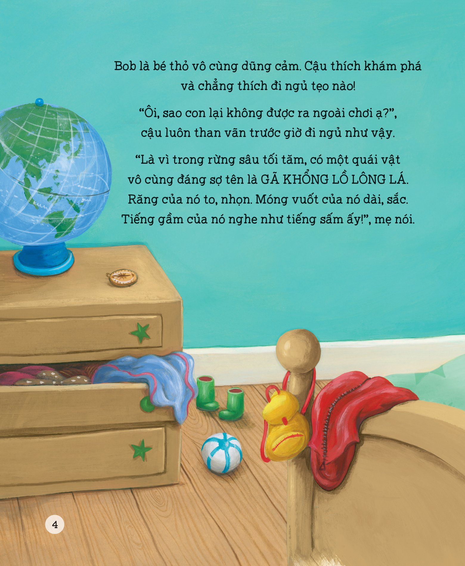 chẳng có gì đáng sợ - gã khổng lồ lông lá nhút nhát