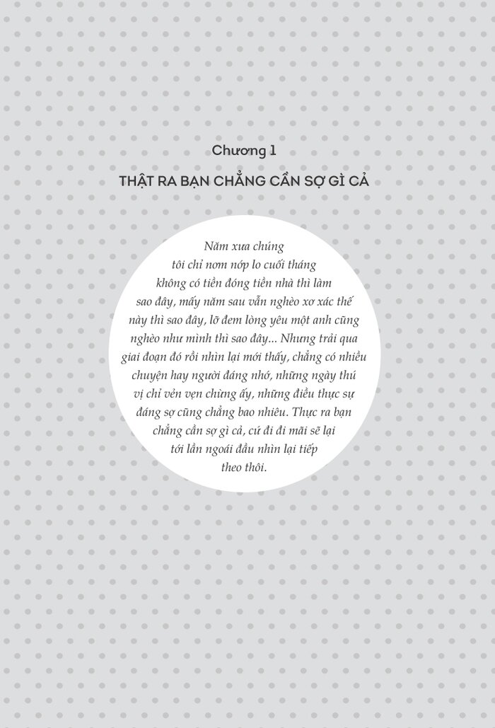 chẳng nhớ quá khứ, chẳng sợ tương lai