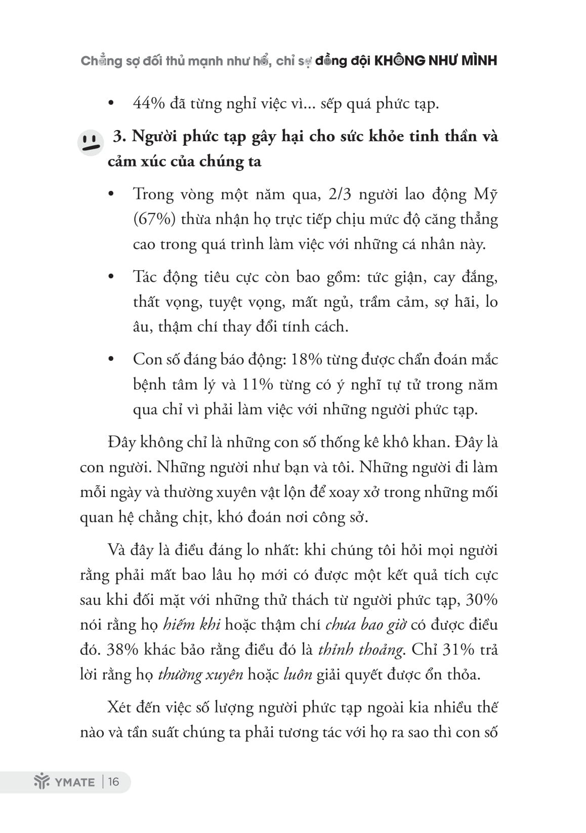 Chang So Doi Thu Manh Nhu Ho, Chi So Dong Doi Khong Nhu Minh