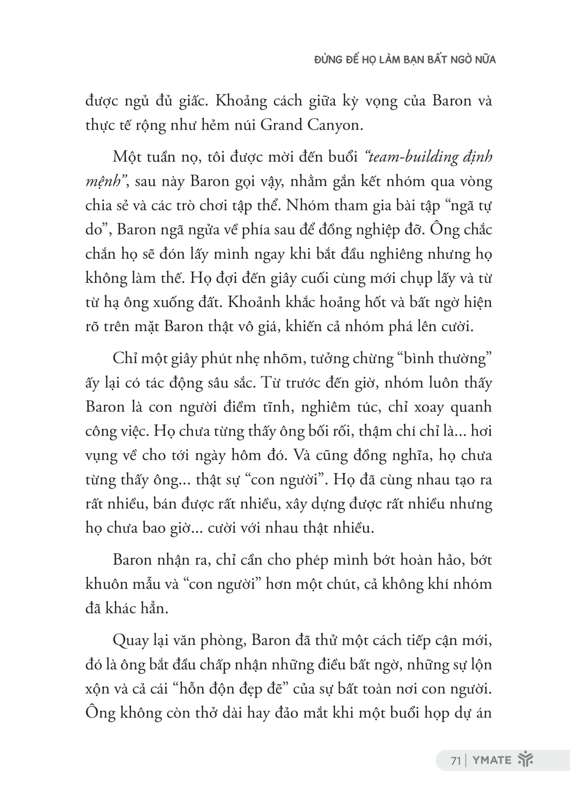 Chang So Doi Thu Manh Nhu Ho, Chi So Dong Doi Khong Nhu Minh