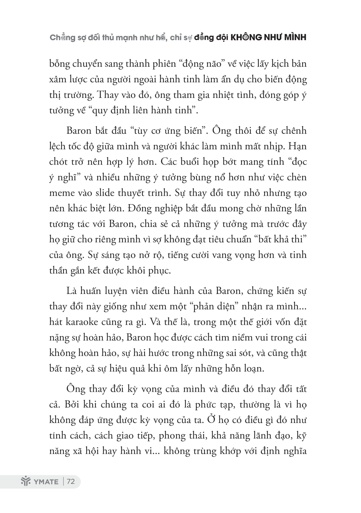 Chang So Doi Thu Manh Nhu Ho, Chi So Dong Doi Khong Nhu Minh