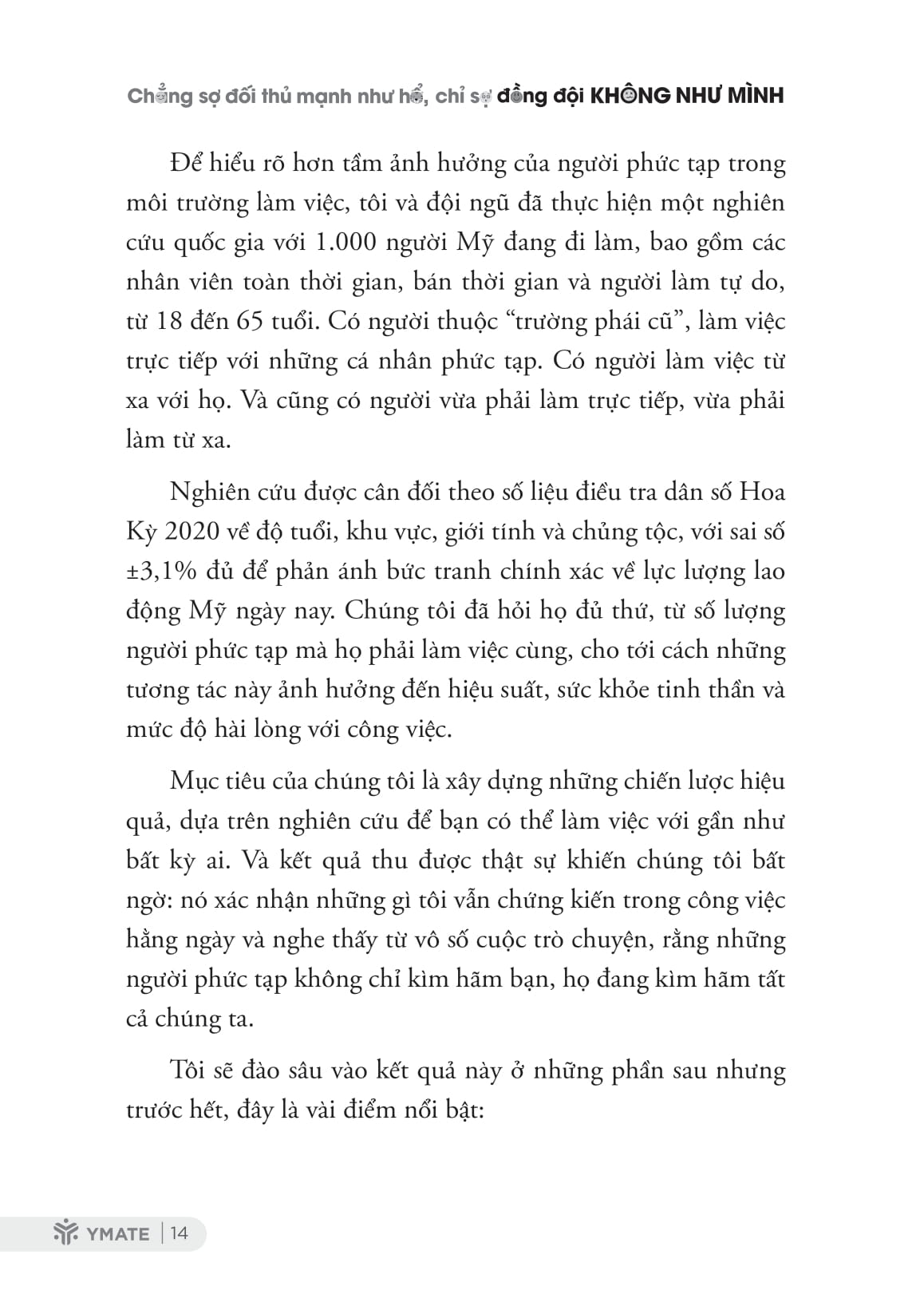 Chang So Doi Thu Manh Nhu Ho, Chi So Dong Doi Khong Nhu Minh