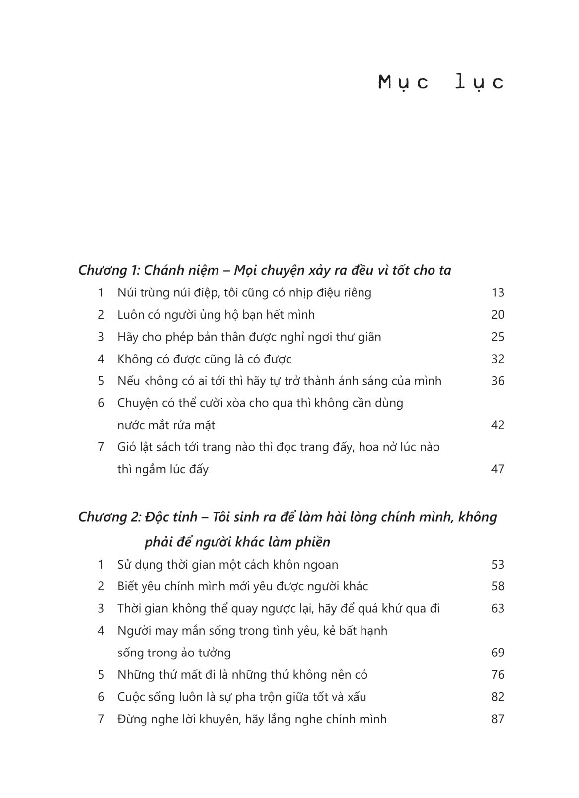 chánh tâm, chánh niệm - mọi việc xảy ra đều tốt với tôi