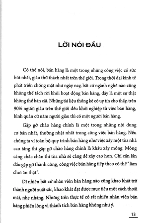 chào hàng chuyên nghiệp để bán hàng thành công (tái bản 2022)